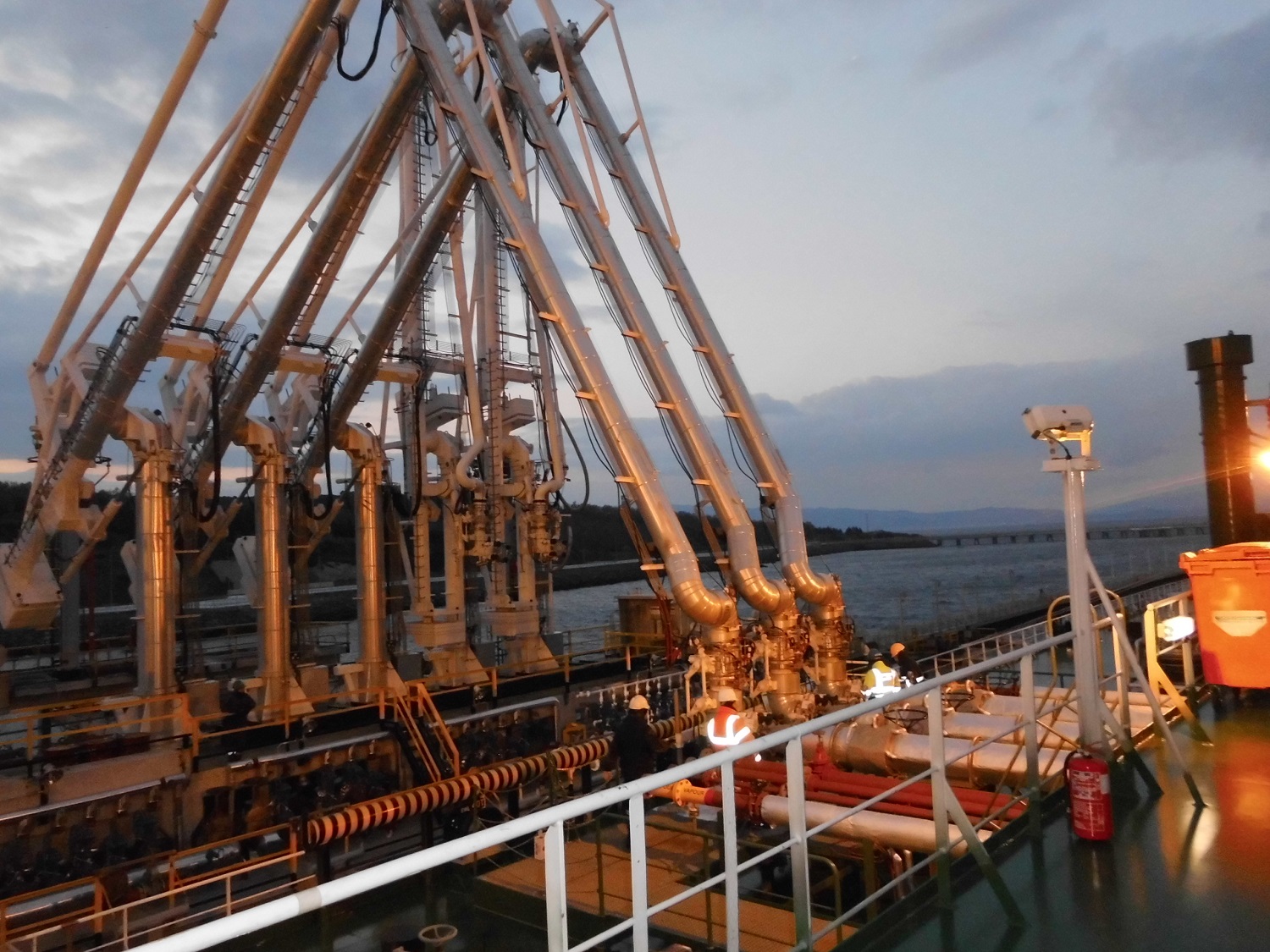 Braços de carga marítimos B0030 12IN aquecidos e isolados CombustívelPetróleo bruto Turquia